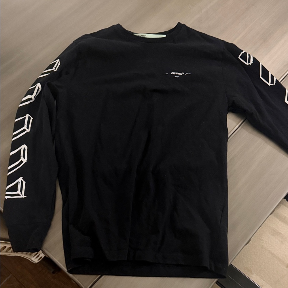 Off-White Black Long Sleeve Tee